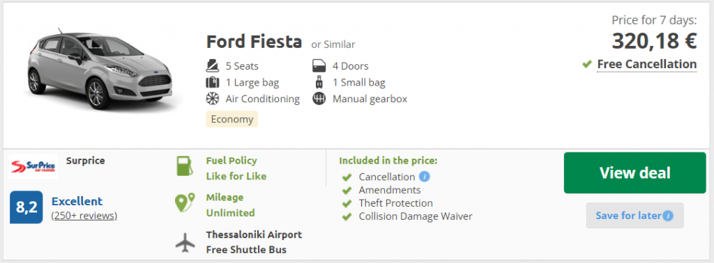 car hire