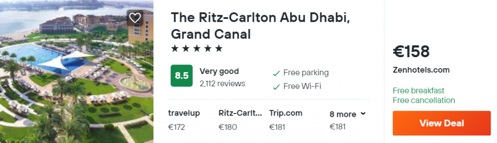 The Ritz-Carlton Abu Dhabi, Grand Canal