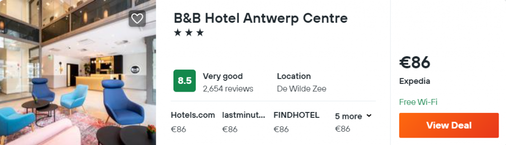 B&B Hotel Antwerp Centre