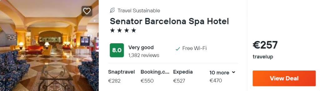 Senator Barcelona Spa Hotel