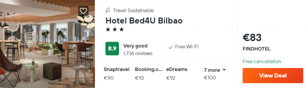 Hotel Bed4U Bilbao