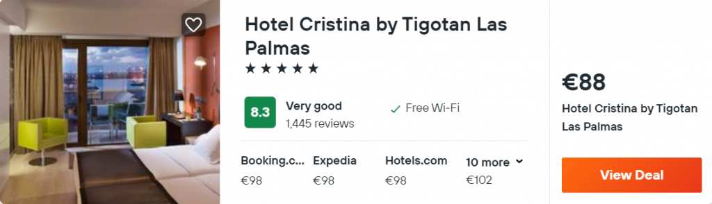 Hotel Cristina by Tigotan Las Palmas