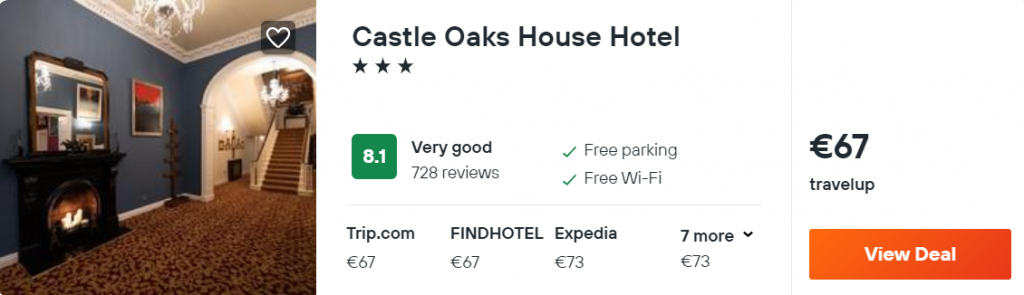 Castle Oaks House Hotel