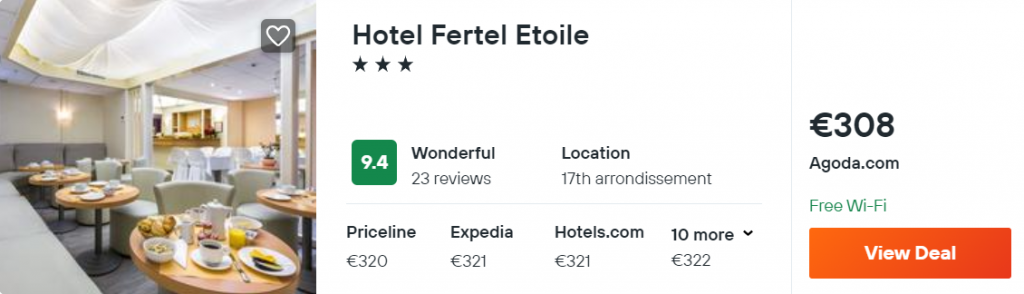 Hotel Fertel Etoile