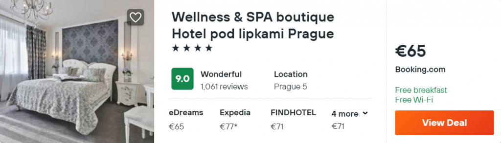 Wellness & SPA boutique Hotel pod lipkami Prague