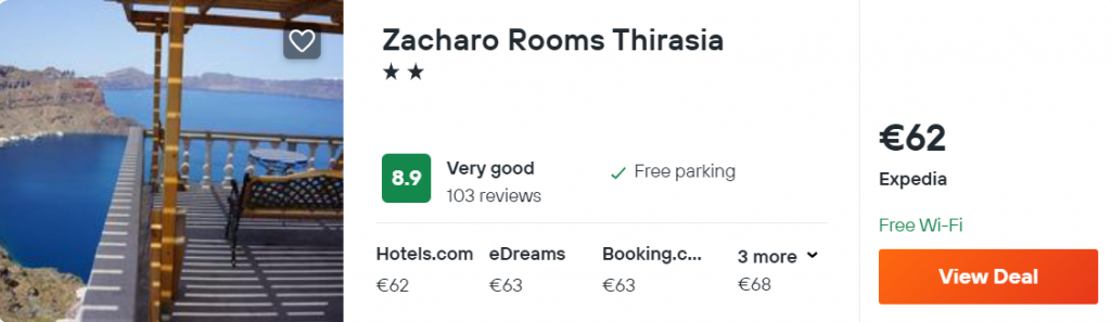 Zacharo Rooms Thirasia