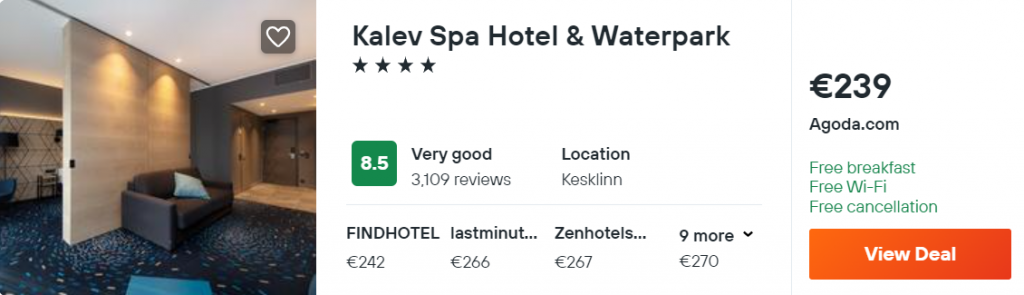 Kalev Spa Hotel & Waterpark