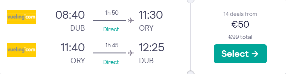 cheap flights to France