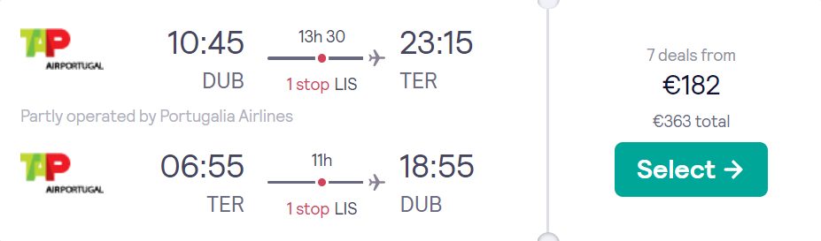 cheap flights to Portugal