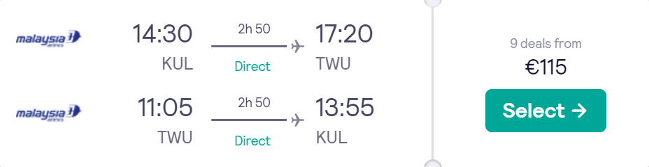 cheap flights to Malaysia