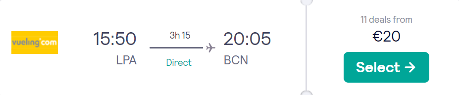 cheap flights to Spain