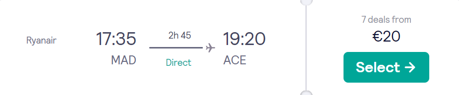 cheap flights to Spain