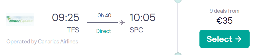 cheap flights to Spain