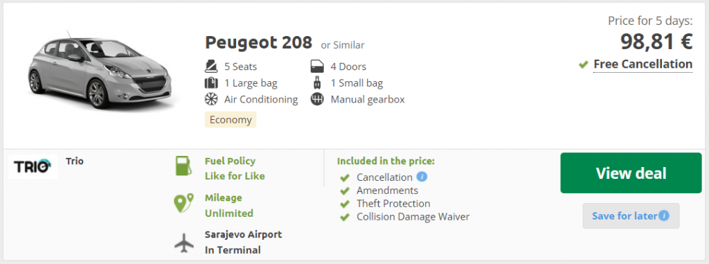 cheap car