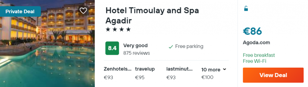 Hotel Timoulay and Spa Agadir