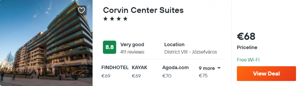 Corvin Center Suites