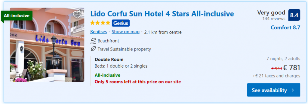 Lido Corfu Sun Hotel