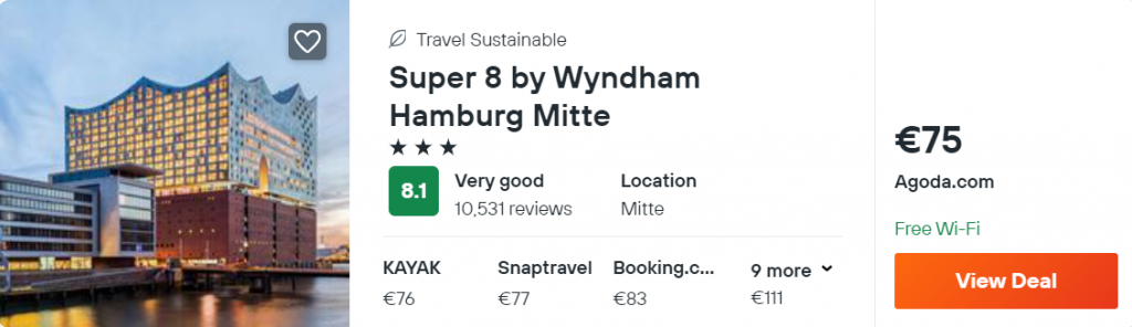 Super 8 by Wyndham Hamburg Mitte
