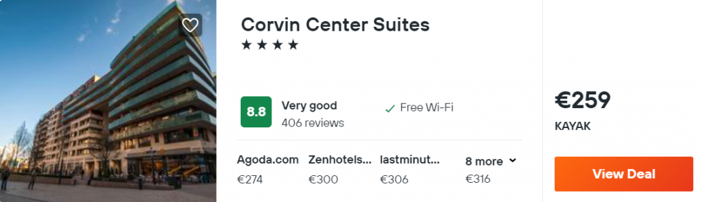 Corvin Center Suites