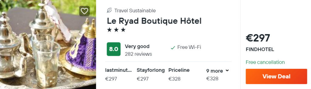 Le Ryad Boutique Hôtel