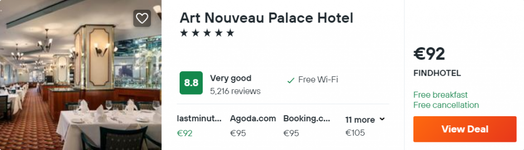 Art Nouveau Palace Hotel