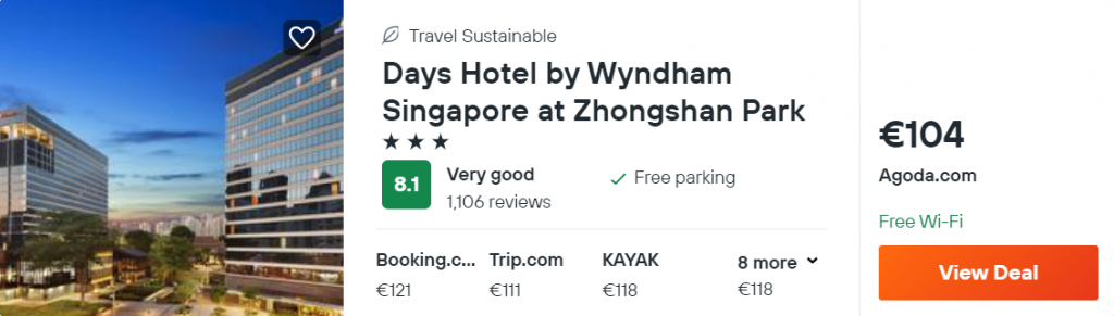 Days Hotel by Wyndham Singapore at Zhongshan Park