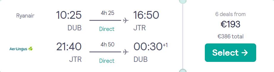 cheap flights to Greece