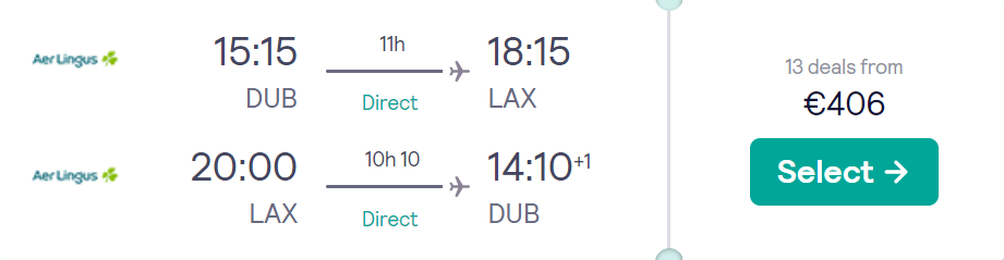 cheap flights to US