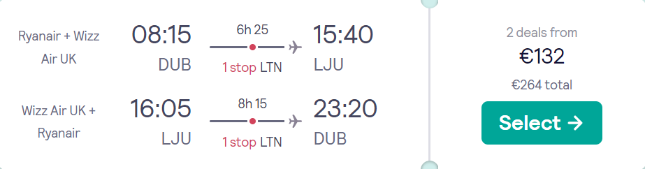 cheap flights to Slovenia