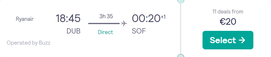 cheap flights to Bulgaria