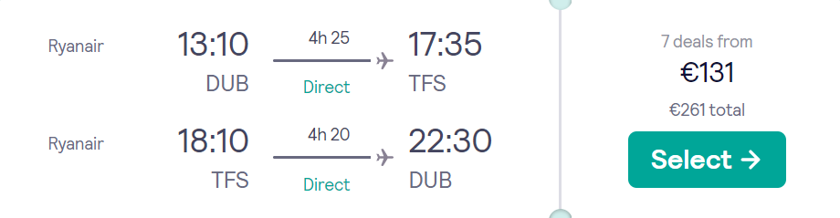 cheap flights to Spain