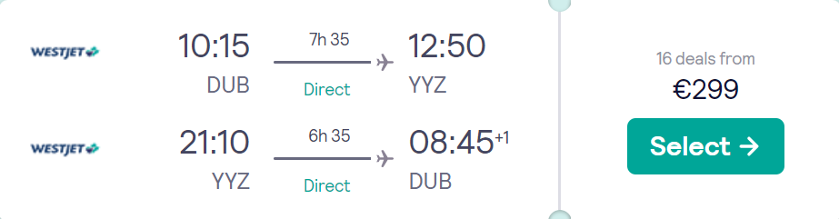 cheap flights to Canada
