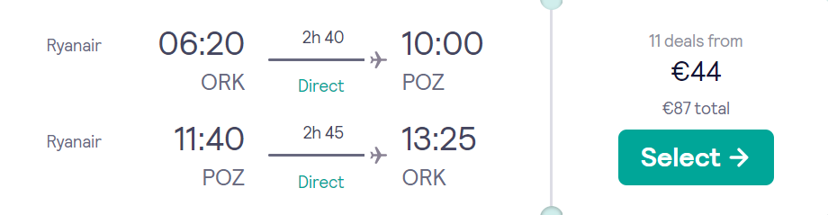 cheap flights to Poland