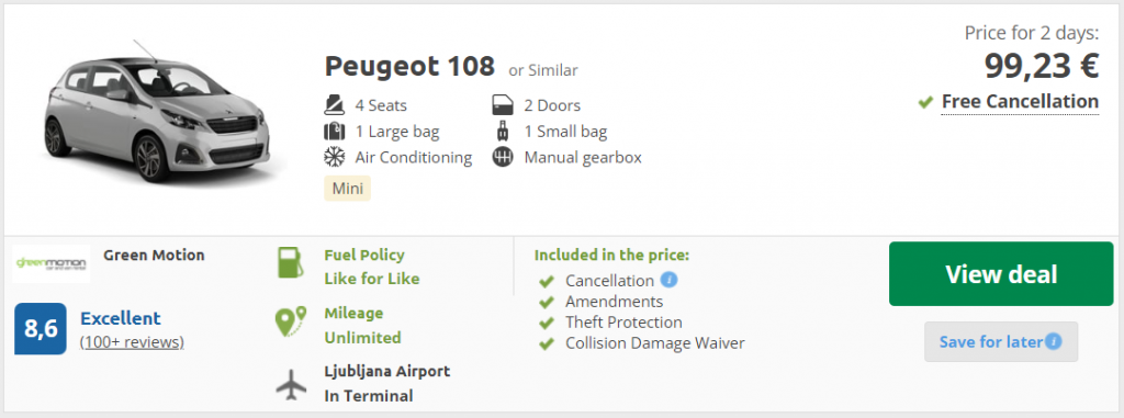 cheap car