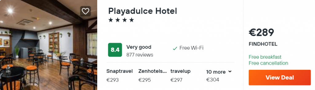 Playadulce Hotel