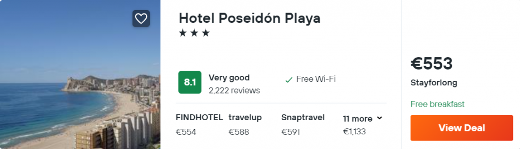 Hotel Poseidón Playa