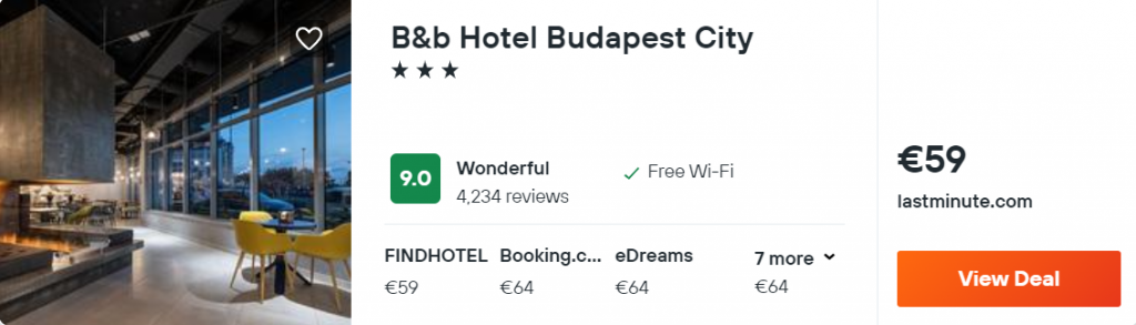 B&b Hotel Budapest City