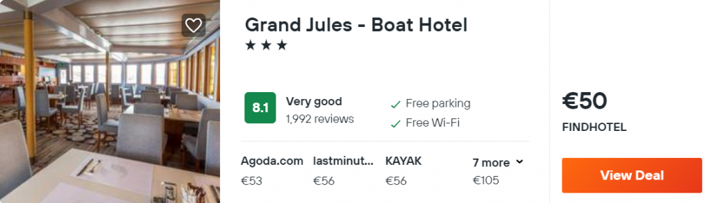Grand Jules - Boat Hotel