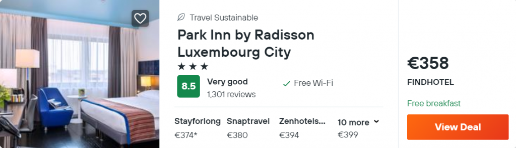 Park Inn by Radisson Luxembourg City