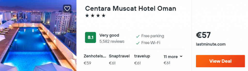Centara Muscat Hotel Oman