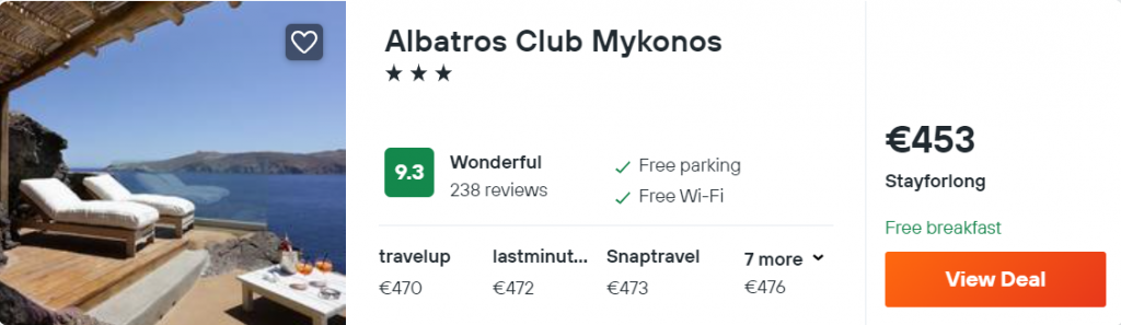 Albatros Club Mykonos