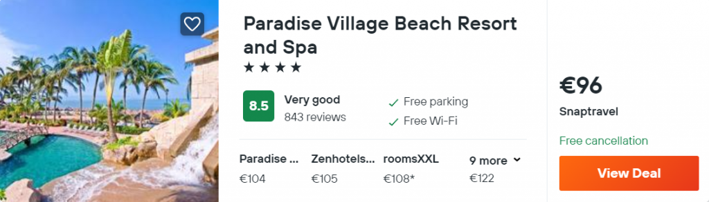 Paradise Village Beach Resort and Spa