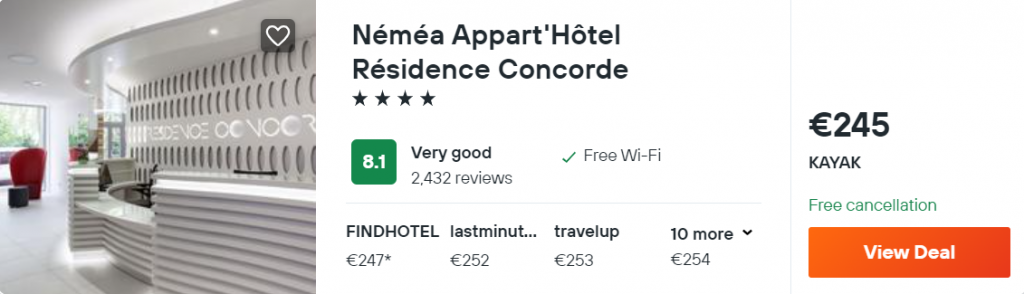 Néméa Appart'Hôtel Résidence Concorde