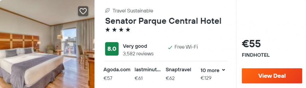 Senator Parque Central Hotel