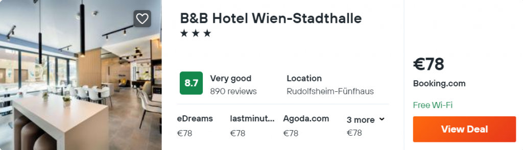B&B Hotel Wien-Stadthalle