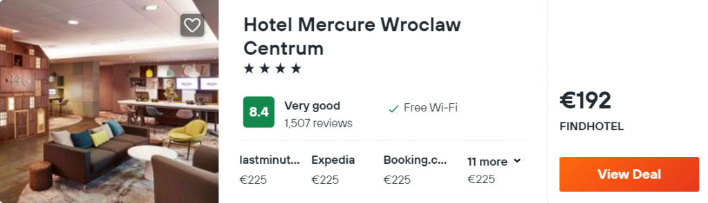 Hotel Mercure Wroclaw Centrum