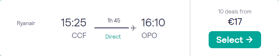 cheap flights to Portugal