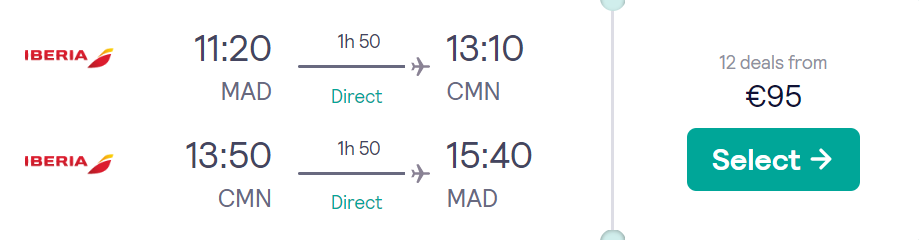 cheap flights to Morocco