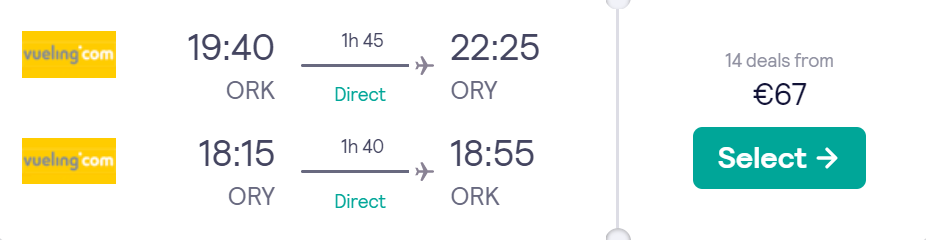 cheap flights to France