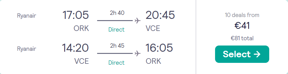 cheap flights to Italy